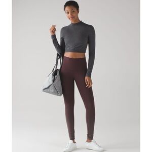 Lululemon Wunder Under Pant Hi-Rise Ombre Black Cherry Lululemon Athletica